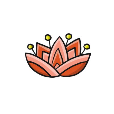 Lotus Logosu, tasarımın için basit bir çizim.