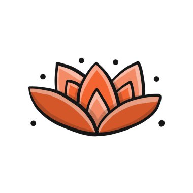 Lotus Logosu, tasarımın için basit bir çizim.