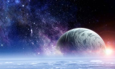 Uzay gezegenler ve Bulutsusu