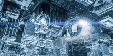 Şehir panoramik manzaralı