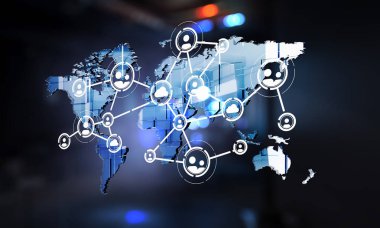 Ağ ve modern teknolojileri. Karışık teknik