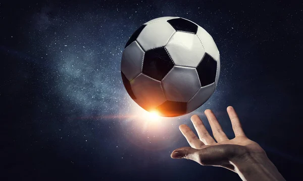 Fotbal minge de joc — Fotografie, imagine de stoc