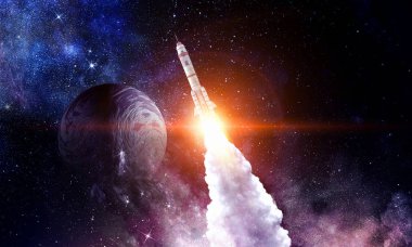 Roket uzay gemisi. Karışık teknik