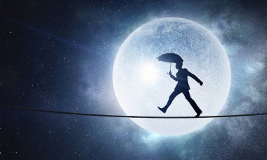 Günlük rutin kaçmak. Karışık teknik