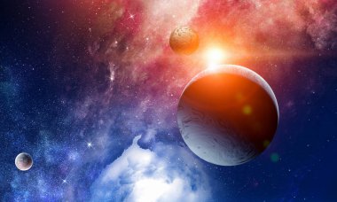 Uzay gezegenler ve Bulutsusu