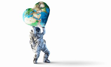 Uzay adamı taşımak büyük gezegen. Karışık teknik