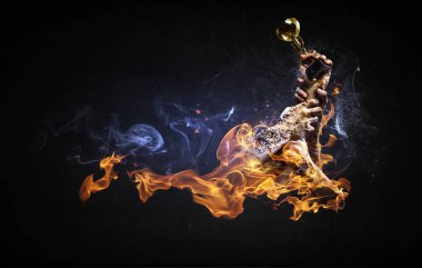 Kavram başarı sıkı çalışma ve zafer