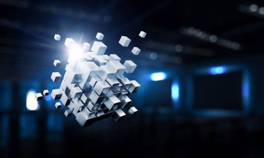 Teknoloji entegre. Karışık teknik