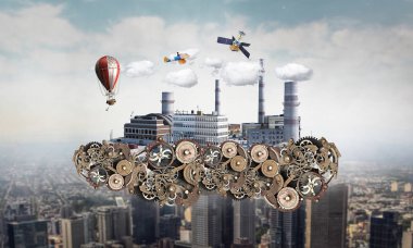 Kentsel gelişim projesi. Karışık teknik