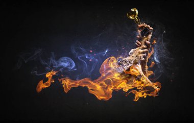 Kavram başarı sıkı çalışma ve zafer