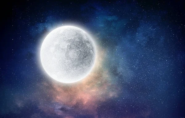 È la luna piena — Foto Stock