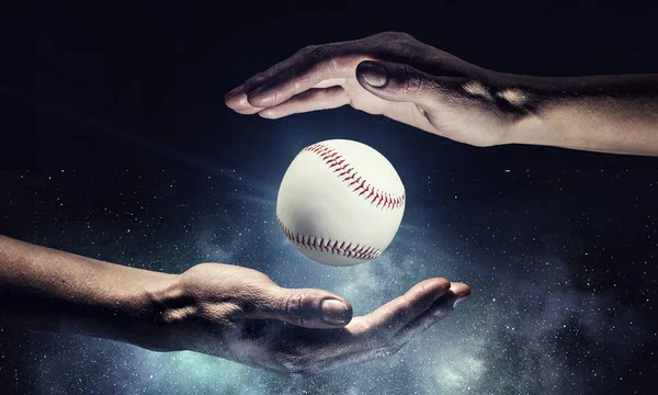 Concept de jeu de baseball — Photo