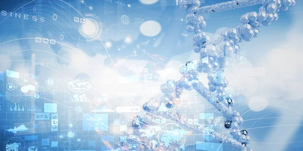 Concepto de fondo biotecnológico —  Fotos de Stock