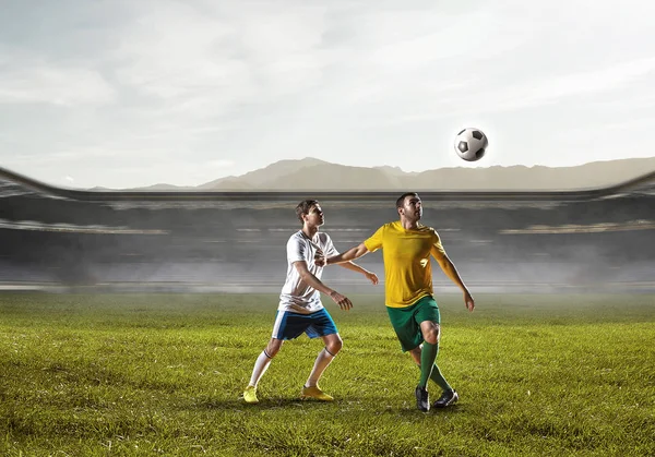 Meilleurs moments de football. Techniques mixtes — Photo