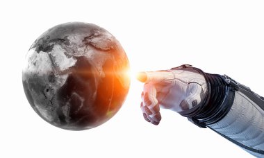 Benzersiz dokunmadan. Karışık teknik