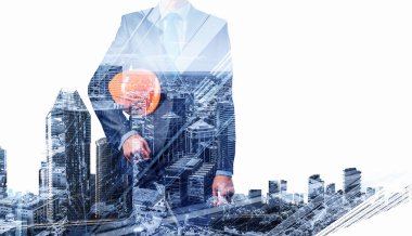 Mimar adam ve onun projesi. Karışık teknik