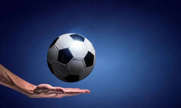 Παιχνίδι μπάλα ποδοσφαίρου — Φωτογραφία Αρχείου