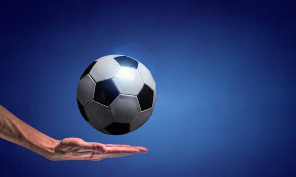 Jeu de football ballon — Photo