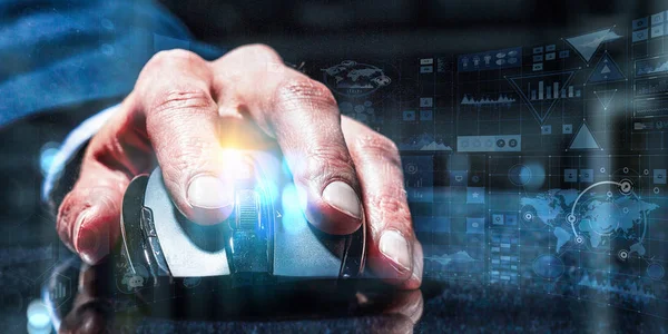 Kavram olarak elektronik iş. Karışık teknik