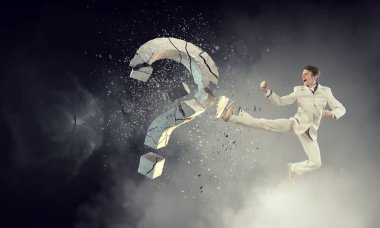 Artık şüphe ve sorular. Karışık teknik