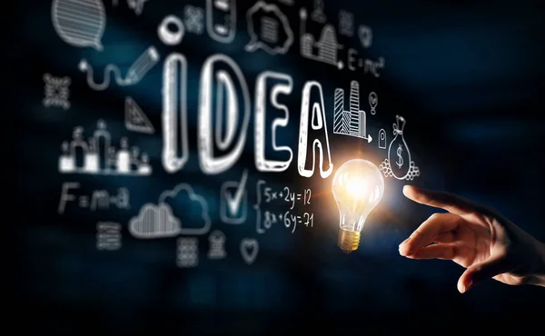 Idea brillante per il successo — Foto Stock