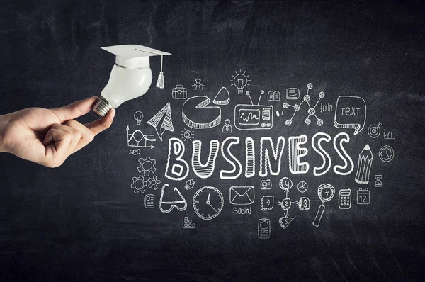 Concept of business education — Stock Photo, Image