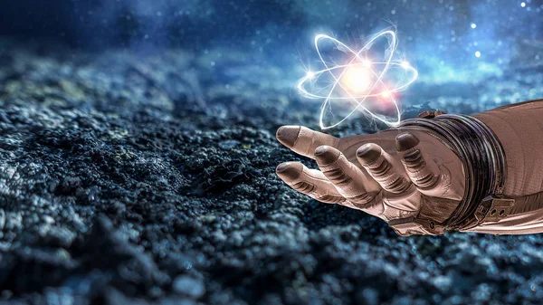 İnsanoğlunun evren ve bilim — Stok fotoğraf