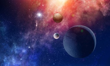 Uzay gezegenler ve Bulutsusu