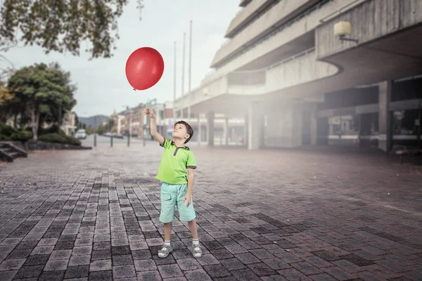 TV addicted children. Mixed media — Stock Photo, Image