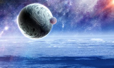 Uzay gezegenler ve Bulutsusu