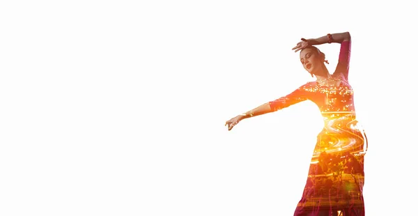 Dans är hennes passion — Stockfoto
