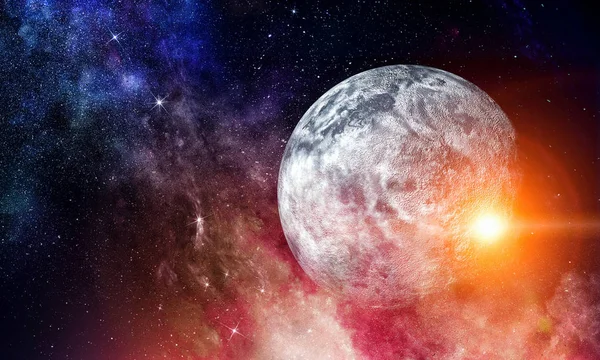 Space planets and nebula — Stock Photo, Image