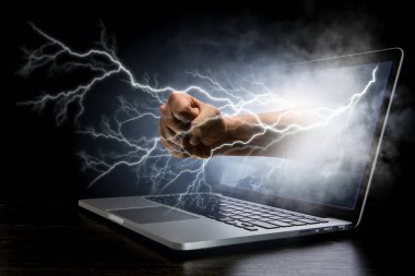 Internet güvenlik anlayışı. Karışık teknik