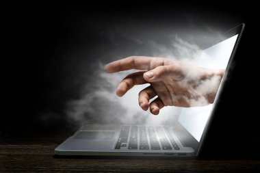 Internet güvenlik anlayışı. Karışık teknik