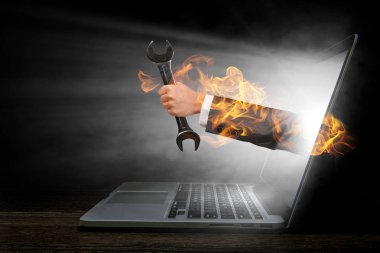 El öğeleri. Karışık teknik