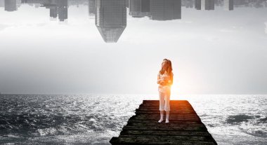 Kayıp ve yalnız hissediyorum. Karışık teknik