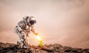 Diğer gezegenlerde hayat var. Karışık teknik