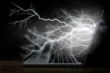 Dizüstü sorunu veya sonu. Karışık teknik