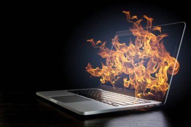 Dizüstü sorunu veya sonu. Karışık teknik