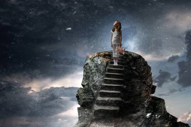 Kayıp ve yalnız hissediyorum. Karışık teknik