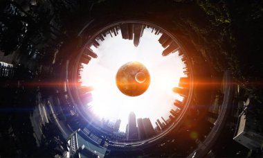 Kocaman bizim dünya. Karışık teknik