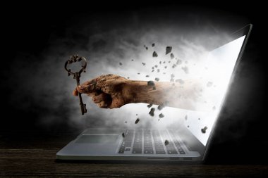 Internet güvenlik anlayışı. Karışık teknik