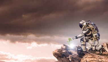 Diğer gezegenlerde hayat var. Karışık teknik