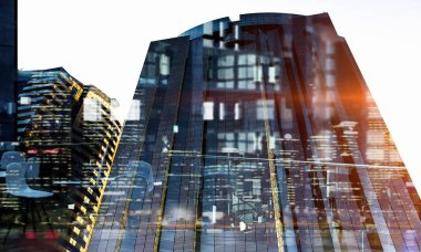 Şehir panoramik manzaralı