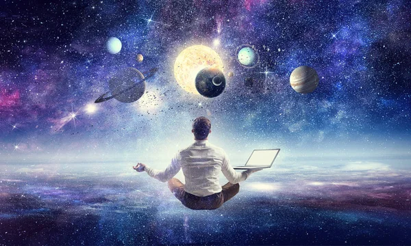 Finding inner balance — Stock Photo, Image