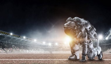 Astronot çalıştırmak başlangıç. Karışık teknik