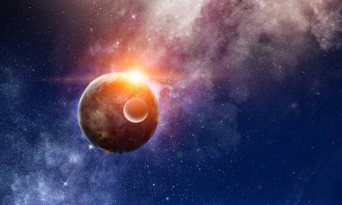 Uzay gezegenler ve Bulutsusu