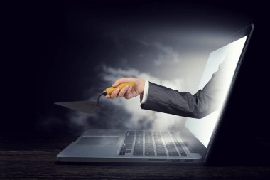 El öğeleri. Karışık teknik