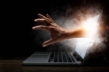 Internet güvenlik anlayışı. Karışık teknik