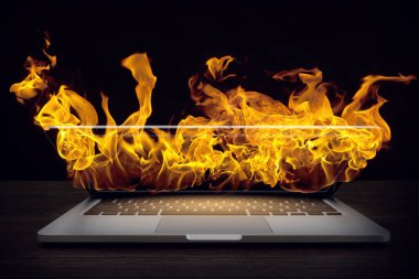 Dizüstü sorunu veya sonu. Karışık teknik